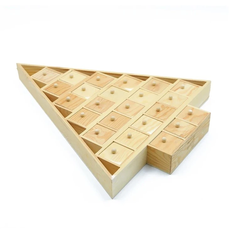 Pine DIY Advent Calendar With 24 Drawers