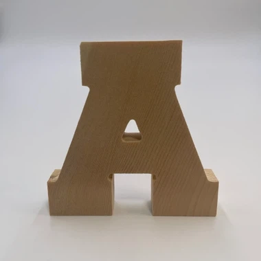 حرف چوبی A