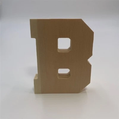 حرف چوبی B