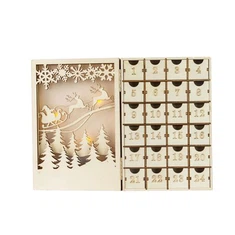 تقویم ظهور کریسمس چوبی ناتمام