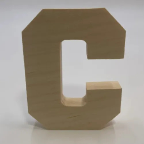 Wooden Letter C